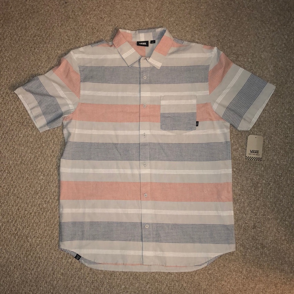 NEW Vans Casual Button Down Shirt